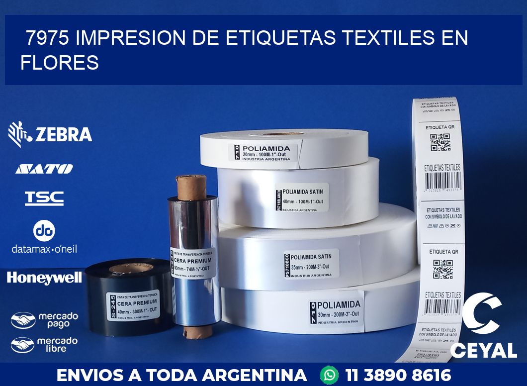7975 IMPRESION DE ETIQUETAS TEXTILES EN FLORES