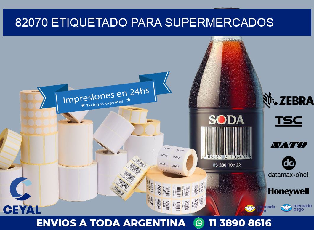 82070 ETIQUETADO PARA SUPERMERCADOS
