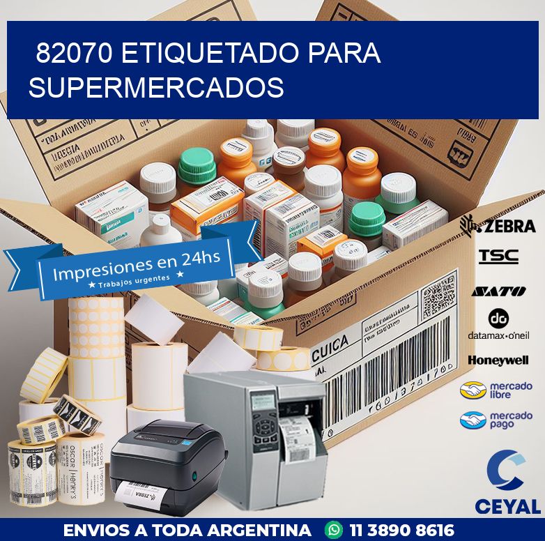 82070 ETIQUETADO PARA SUPERMERCADOS