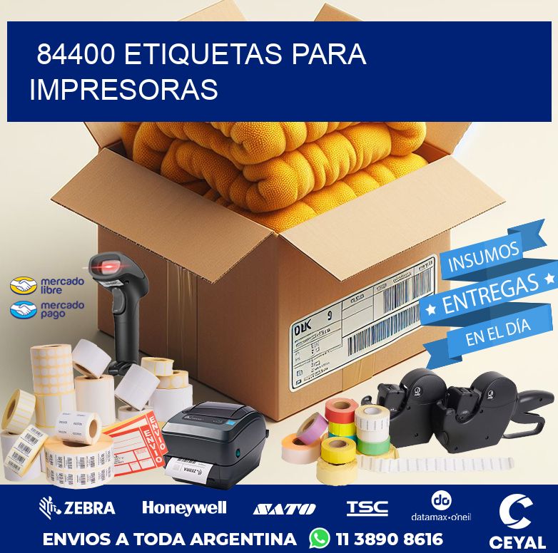 84400 ETIQUETAS PARA IMPRESORAS