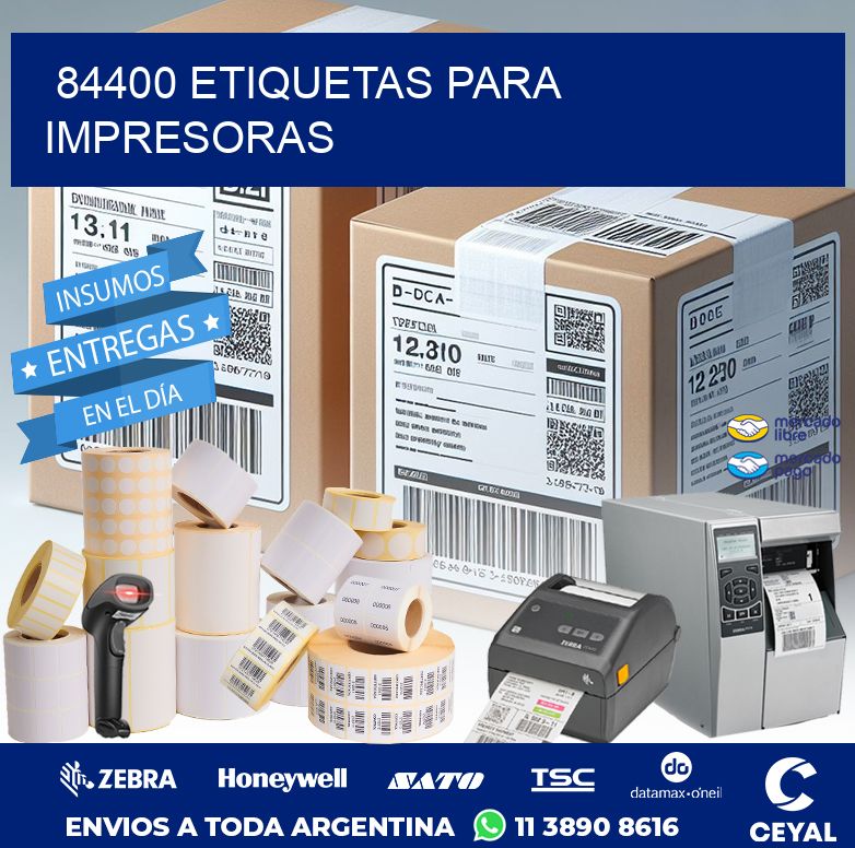 84400 ETIQUETAS PARA IMPRESORAS