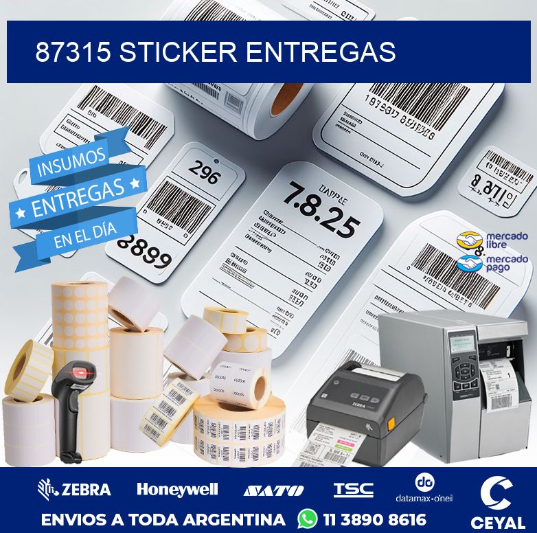 87315 STICKER ENTREGAS