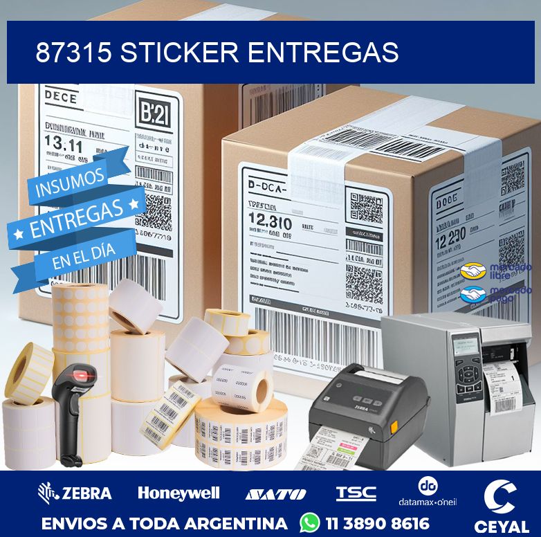 87315 STICKER ENTREGAS