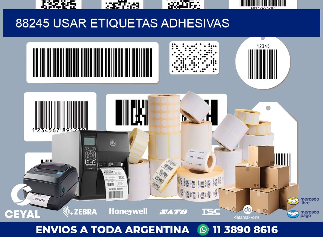 88245 USAR ETIQUETAS ADHESIVAS