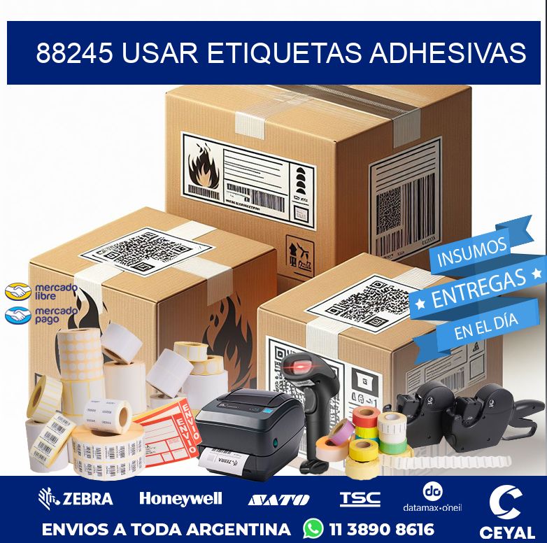 88245 USAR ETIQUETAS ADHESIVAS