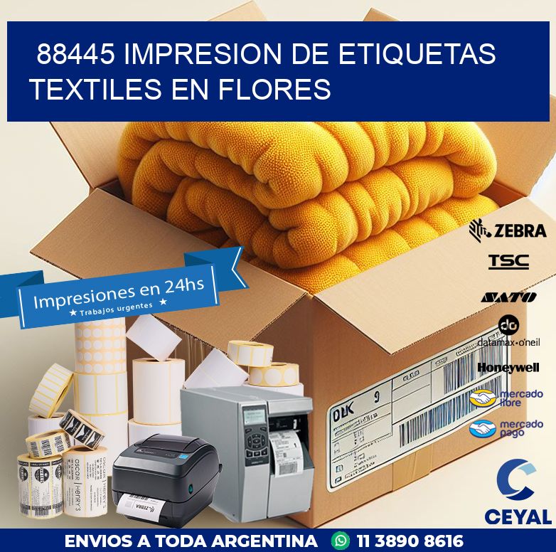 88445 IMPRESION DE ETIQUETAS TEXTILES EN FLORES