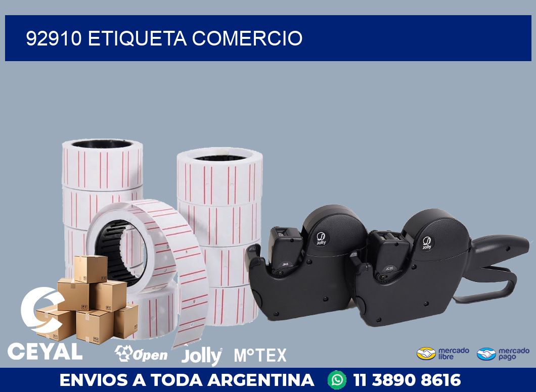 92910 ETIQUETA COMERCIO