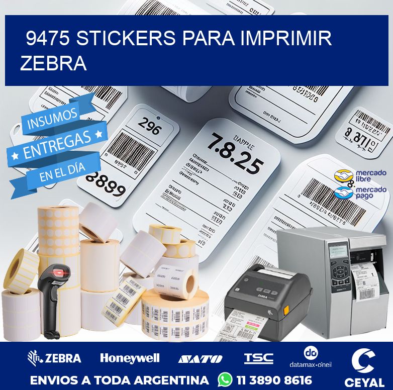 9475 STICKERS PARA IMPRIMIR ZEBRA