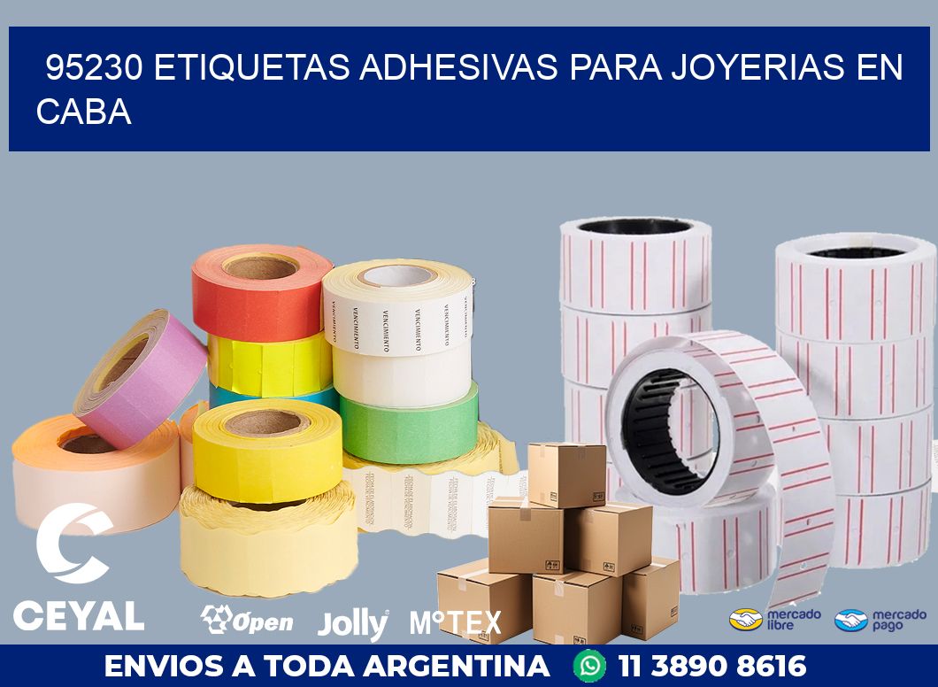 95230 ETIQUETAS ADHESIVAS PARA JOYERIAS EN CABA