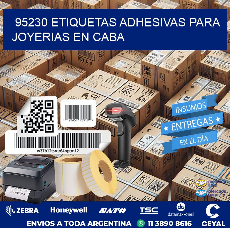 95230 ETIQUETAS ADHESIVAS PARA JOYERIAS EN CABA