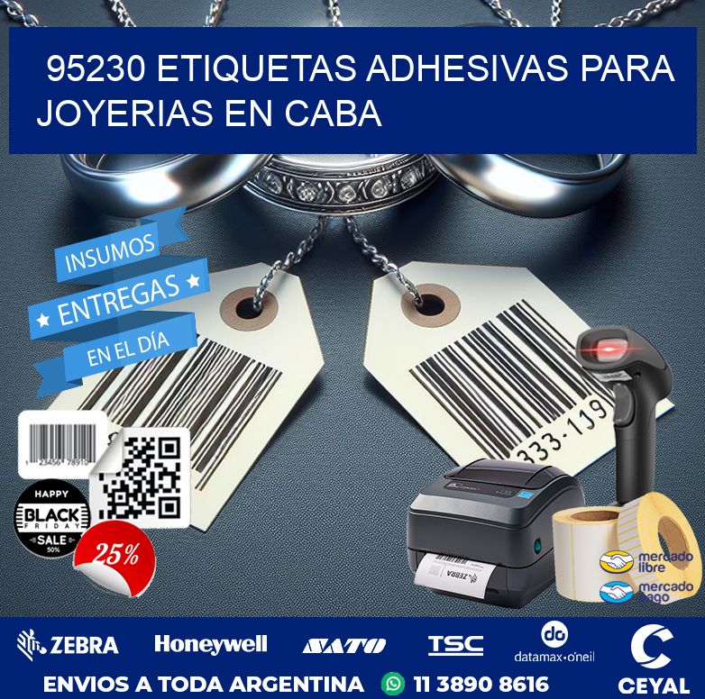 95230 ETIQUETAS ADHESIVAS PARA JOYERIAS EN CABA