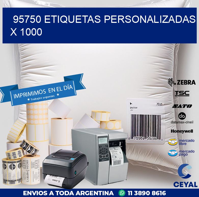95750 ETIQUETAS PERSONALIZADAS X 1000