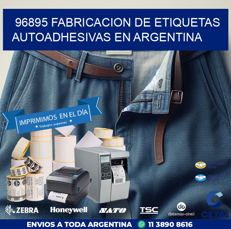 96895 FABRICACION DE ETIQUETAS AUTOADHESIVAS EN ARGENTINA