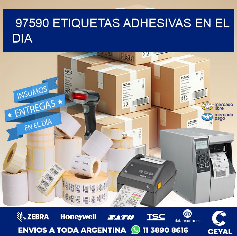 97590 ETIQUETAS ADHESIVAS EN EL DIA