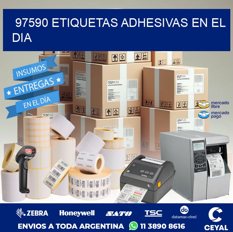97590 ETIQUETAS ADHESIVAS EN EL DIA