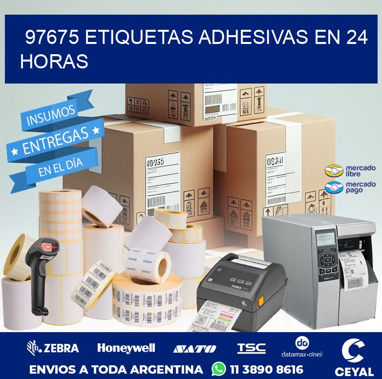 97675 ETIQUETAS ADHESIVAS EN 24 HORAS