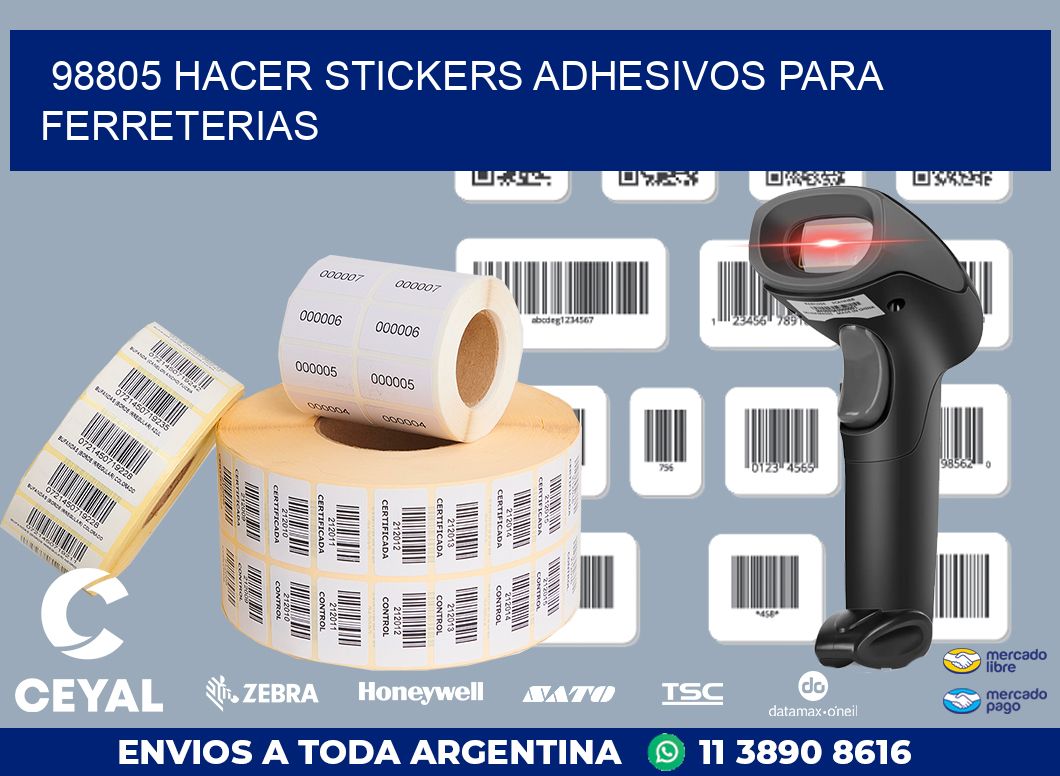 98805 HACER STICKERS ADHESIVOS PARA FERRETERIAS
