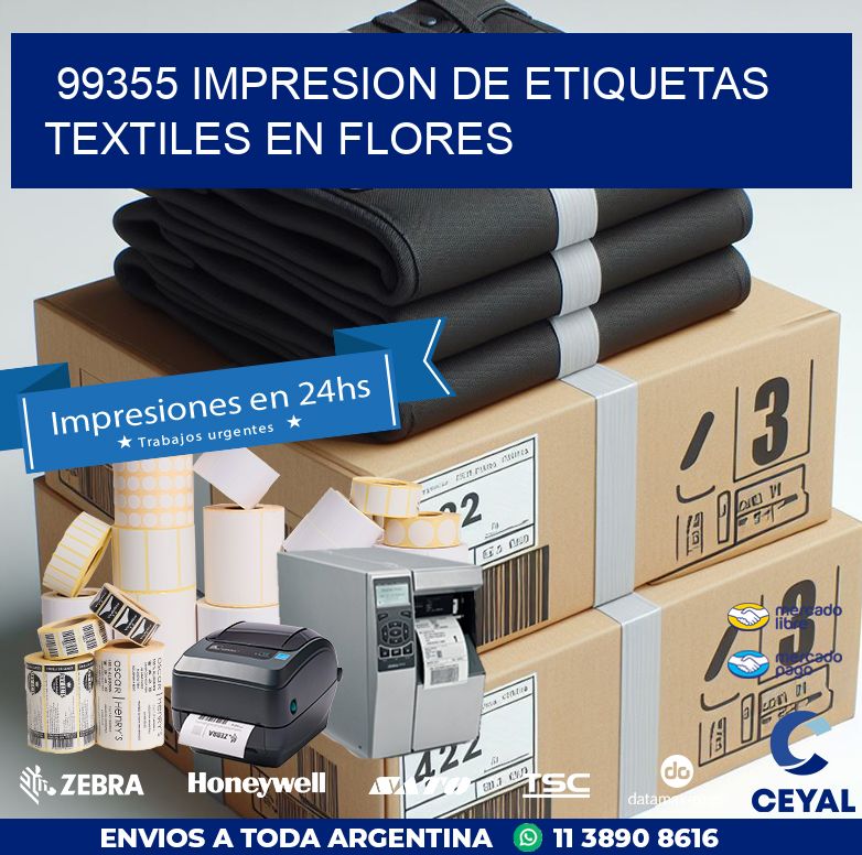 99355 IMPRESION DE ETIQUETAS TEXTILES EN FLORES