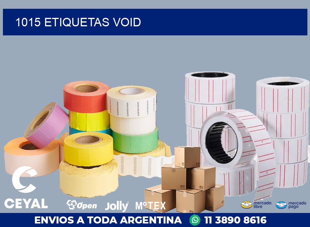 1015 ETIQUETAS VOID