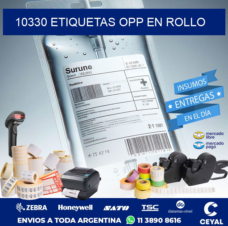 10330 ETIQUETAS OPP EN ROLLO