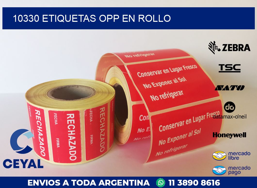 10330 ETIQUETAS OPP EN ROLLO