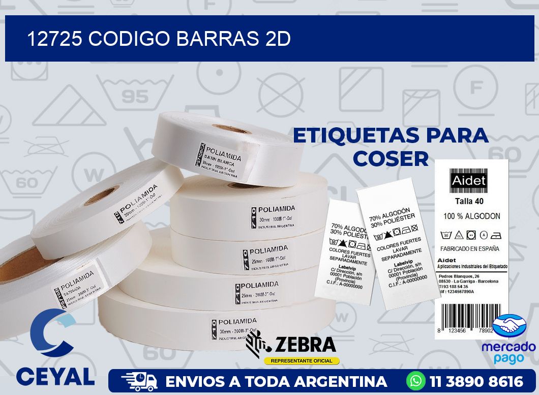 12725 CODIGO BARRAS 2D