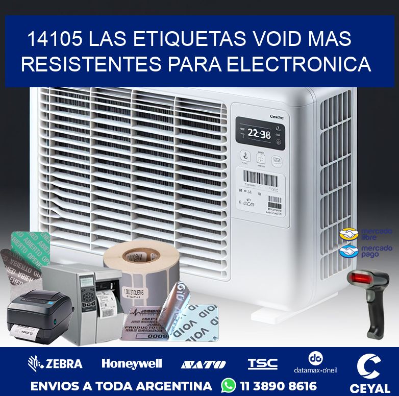 14105 LAS ETIQUETAS VOID MAS RESISTENTES PARA ELECTRONICA