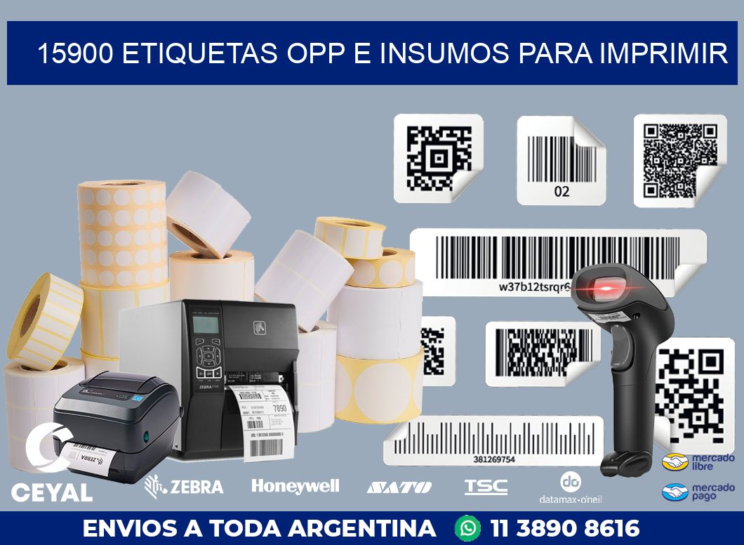 15900 ETIQUETAS OPP E INSUMOS PARA IMPRIMIR