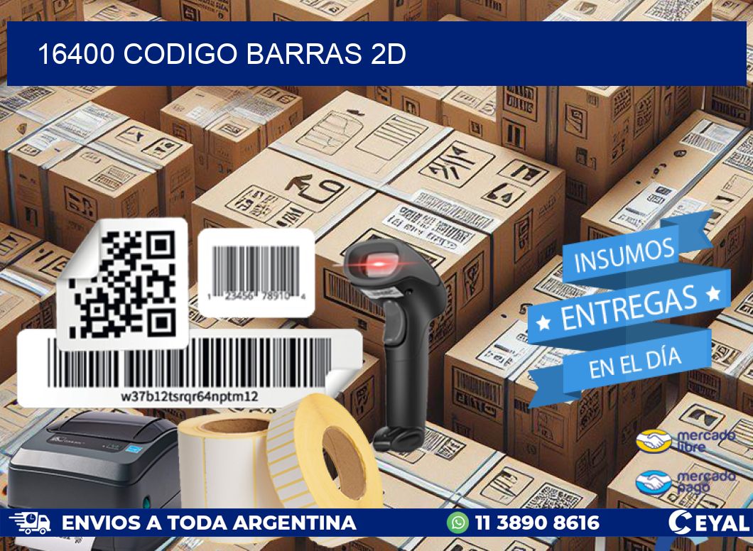 16400 CODIGO BARRAS 2D