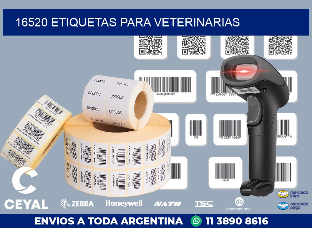 16520 ETIQUETAS PARA VETERINARIAS