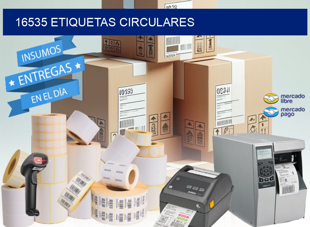 16535 ETIQUETAS CIRCULARES