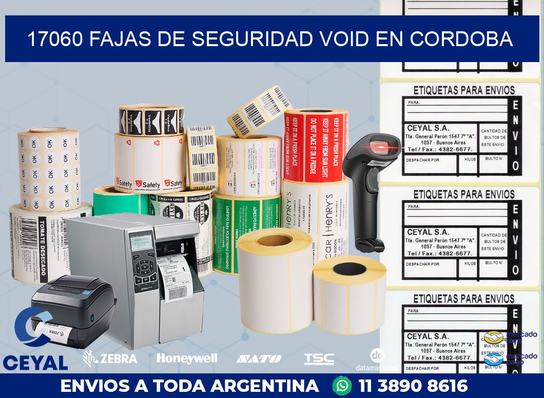 17060 FAJAS DE SEGURIDAD VOID EN CORDOBA