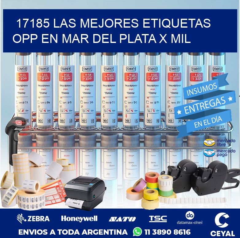 17185 LAS MEJORES ETIQUETAS OPP EN MAR DEL PLATA X MIL