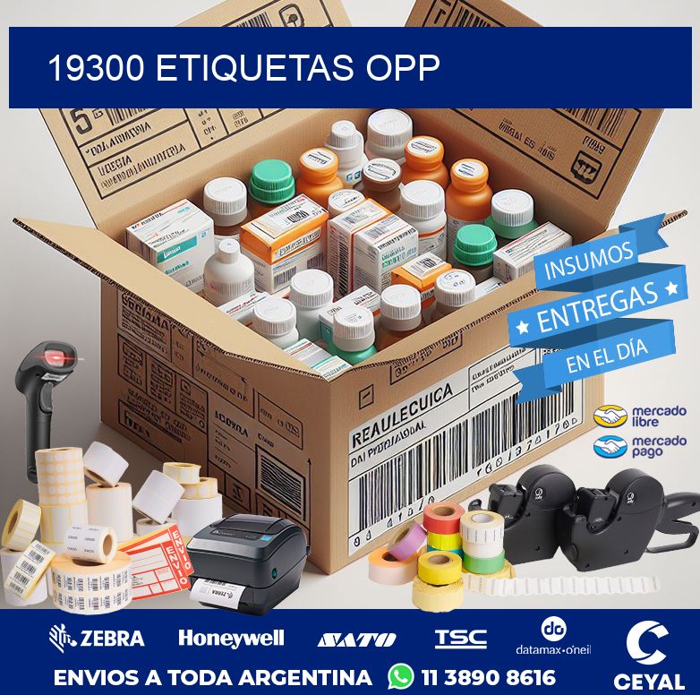 19300 ETIQUETAS OPP