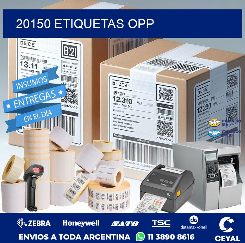 20150 ETIQUETAS OPP