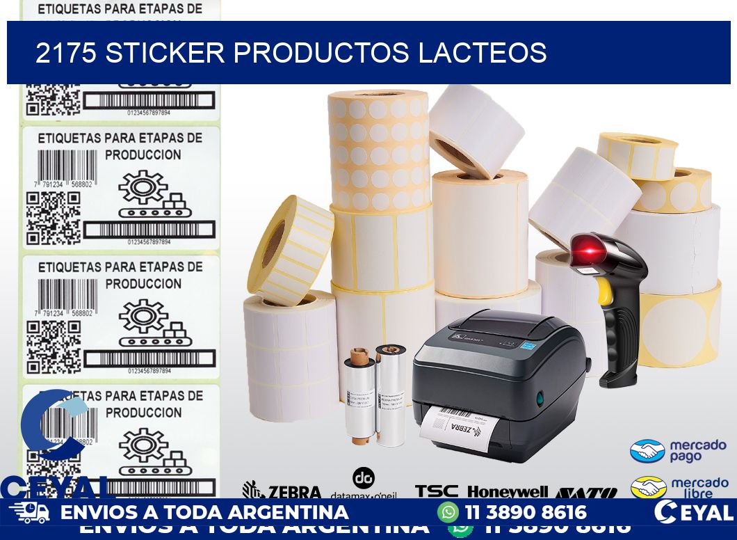 2175 STICKER PRODUCTOS LACTEOS