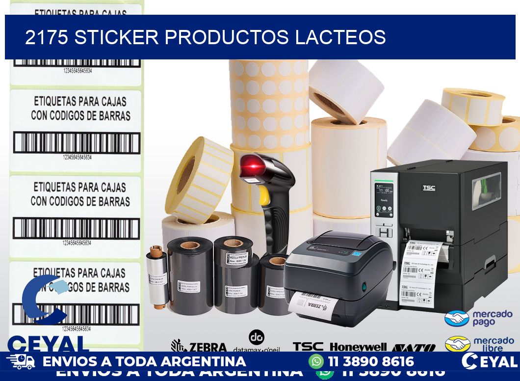 2175 STICKER PRODUCTOS LACTEOS
