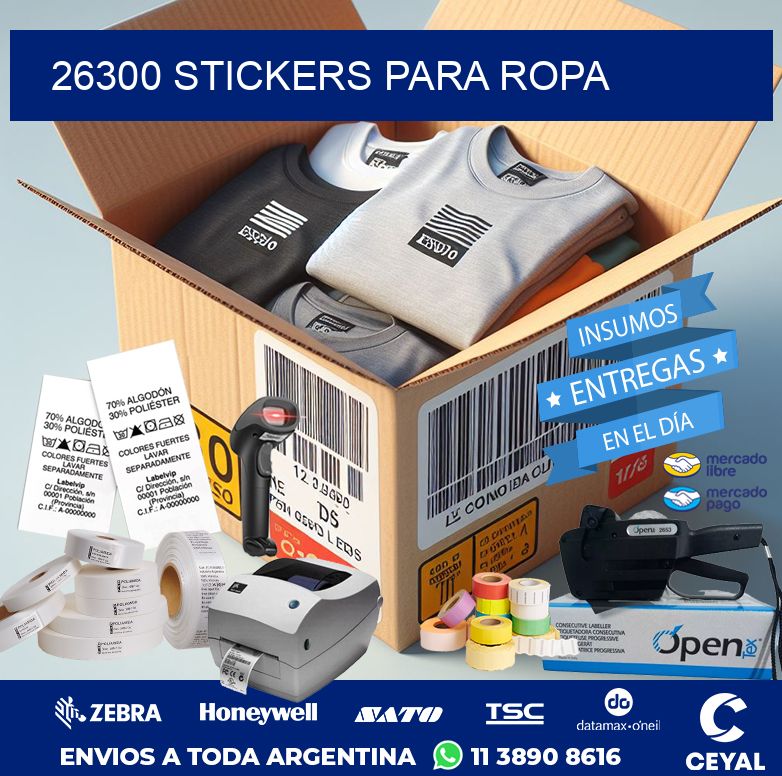 26300 STICKERS PARA ROPA