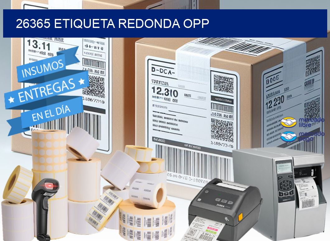 26365 ETIQUETA REDONDA OPP