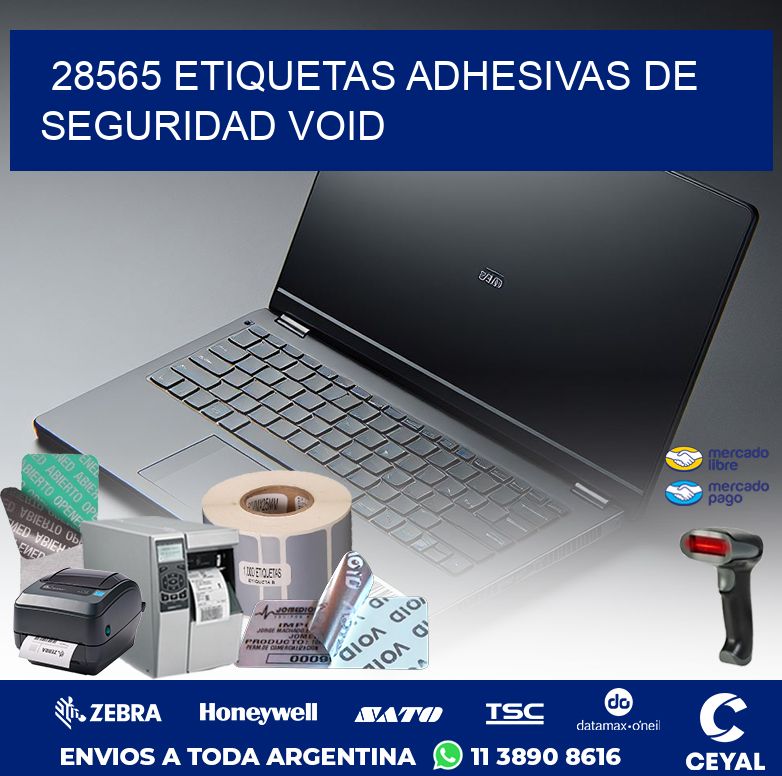 28565 ETIQUETAS ADHESIVAS DE SEGURIDAD VOID