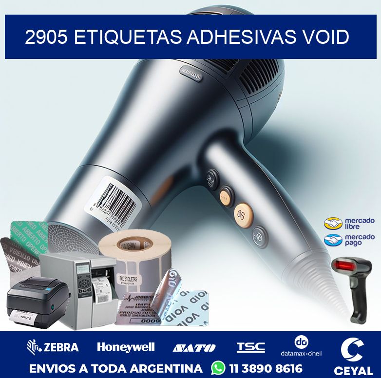 2905 ETIQUETAS ADHESIVAS VOID