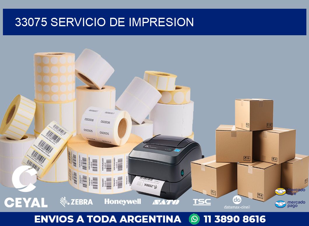33075 SERVICIO DE IMPRESION