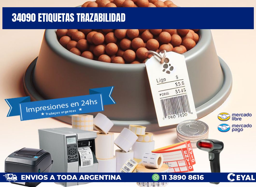 34090 etiquetas trazabilidad