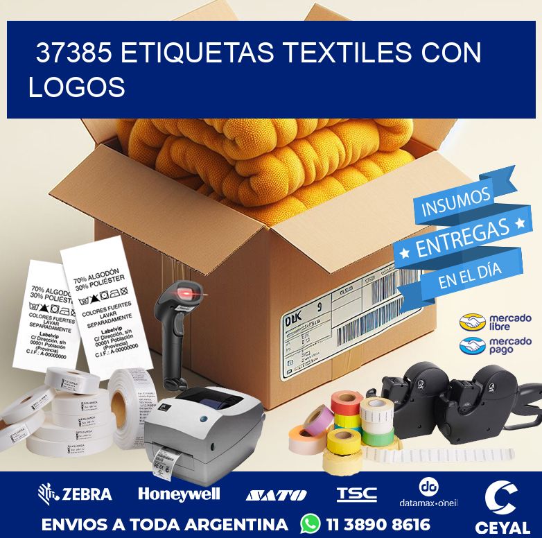 37385 ETIQUETAS TEXTILES CON LOGOS