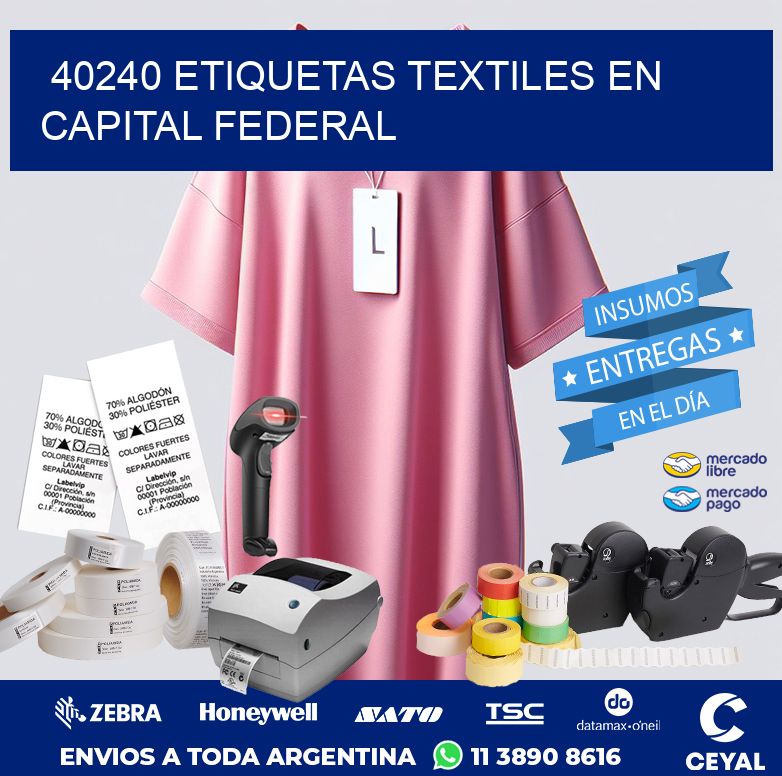 40240 ETIQUETAS TEXTILES EN CAPITAL FEDERAL