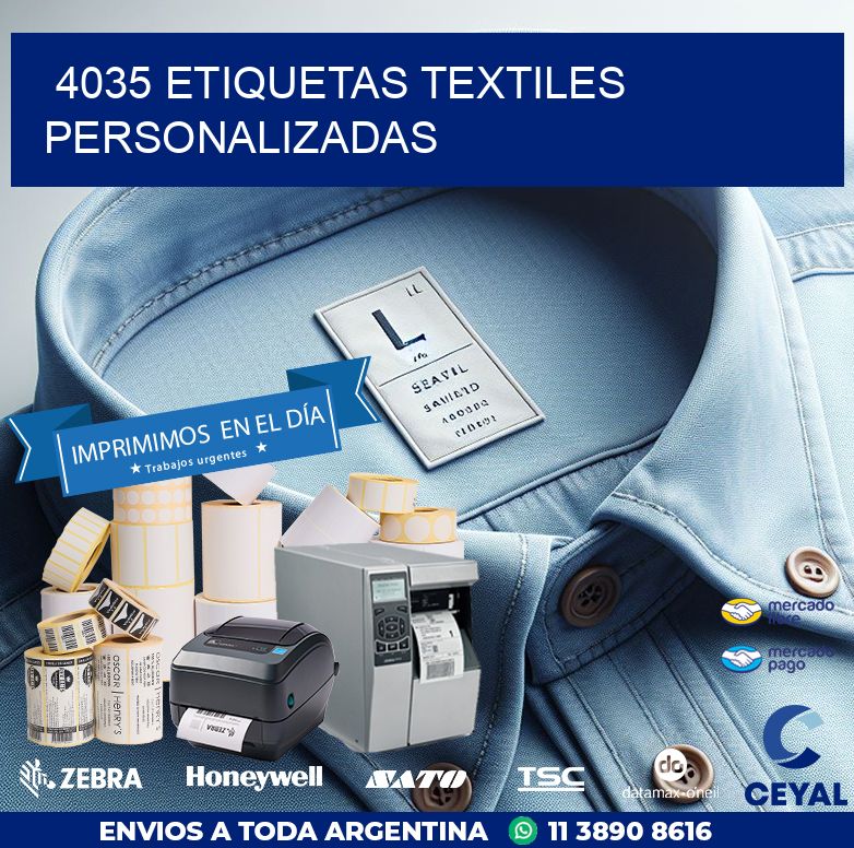 4035 ETIQUETAS TEXTILES PERSONALIZADAS