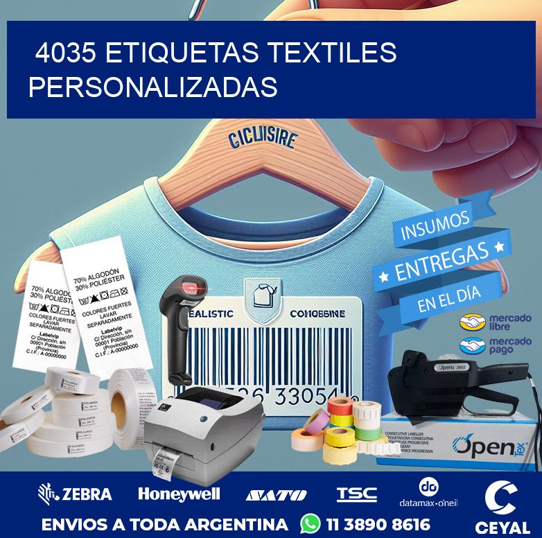 4035 ETIQUETAS TEXTILES PERSONALIZADAS