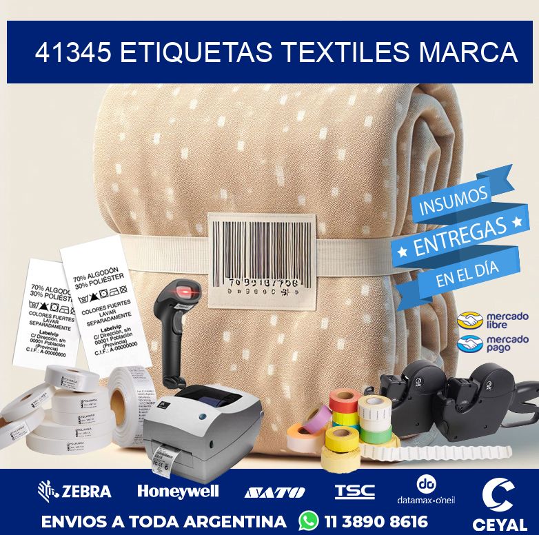 41345 ETIQUETAS TEXTILES MARCA