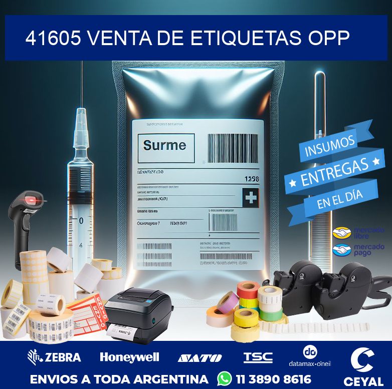 41605 VENTA DE ETIQUETAS OPP