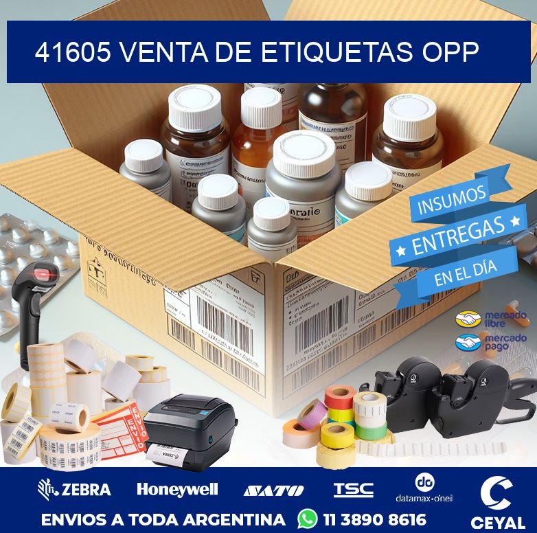 41605 VENTA DE ETIQUETAS OPP